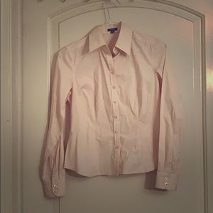Ann Taylor Blouse • Pale Pink